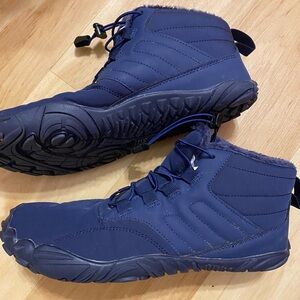 Men's Navy Insulated Ankle Boots